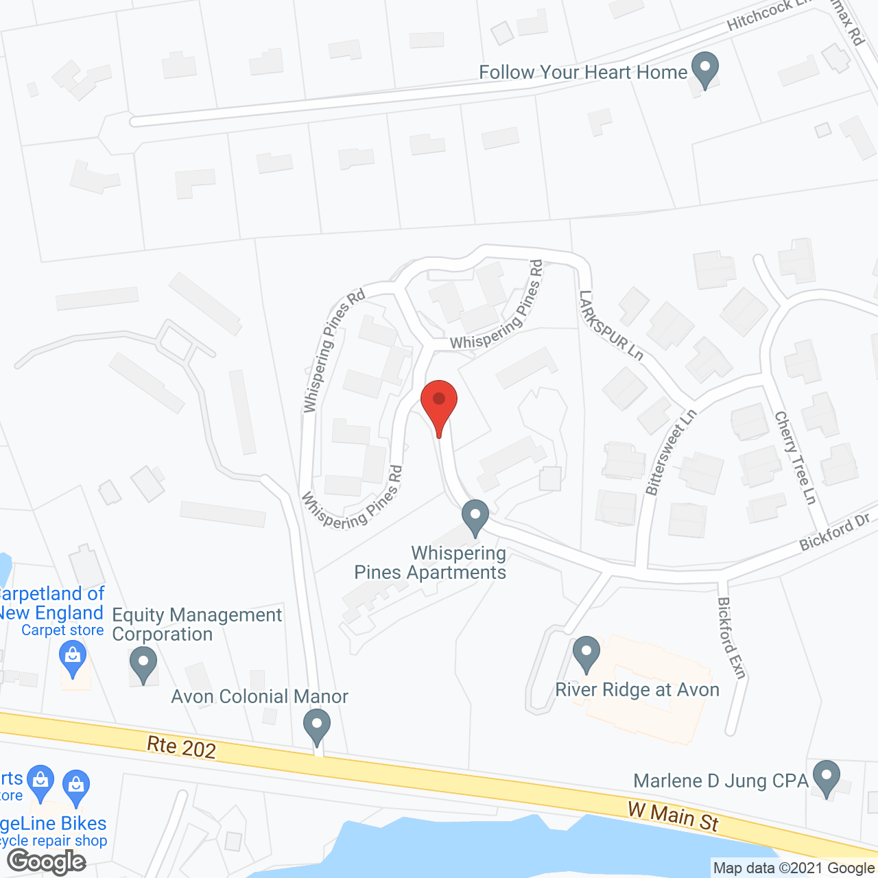 River Ridge at Avon in google map
