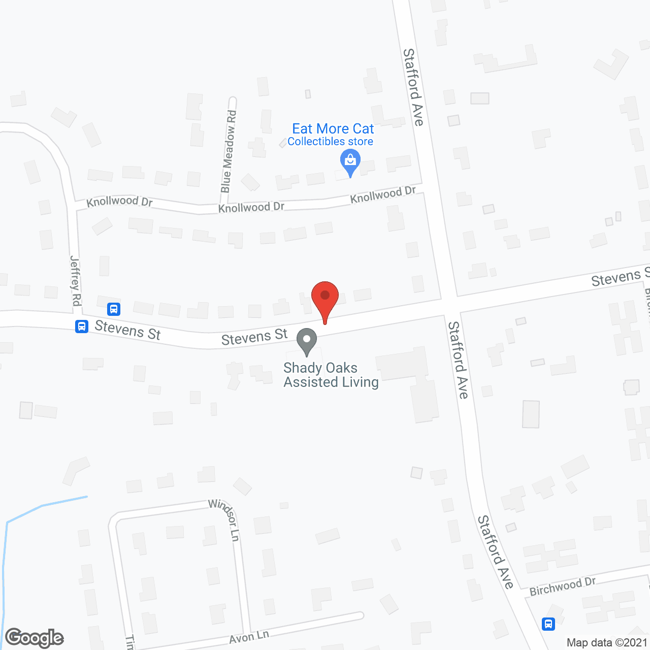 Shady Oaks Assisted Living in google map
