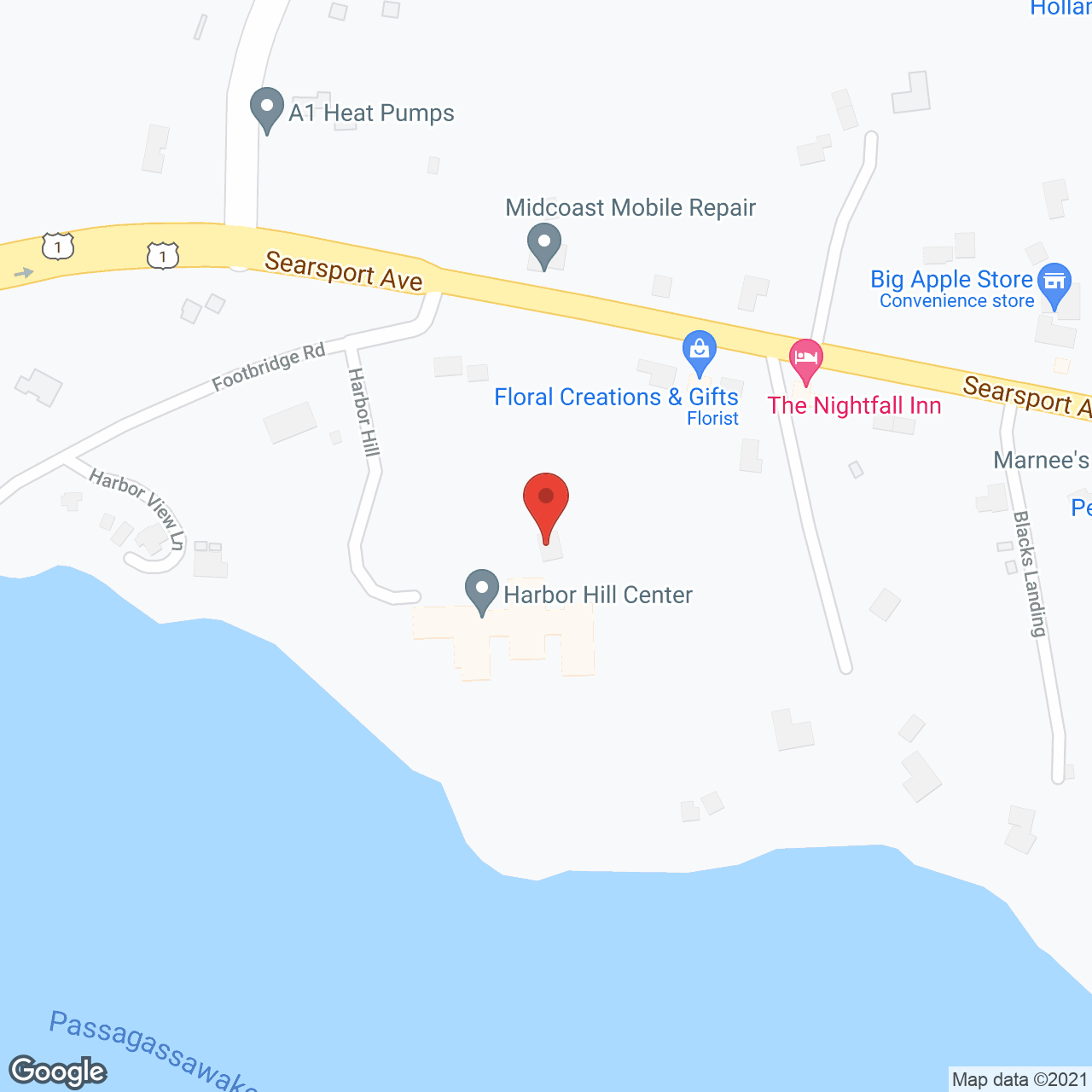 Harbor Hill Center in google map