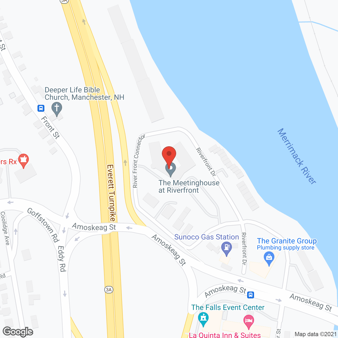Meetinghouse at Riverfront in google map