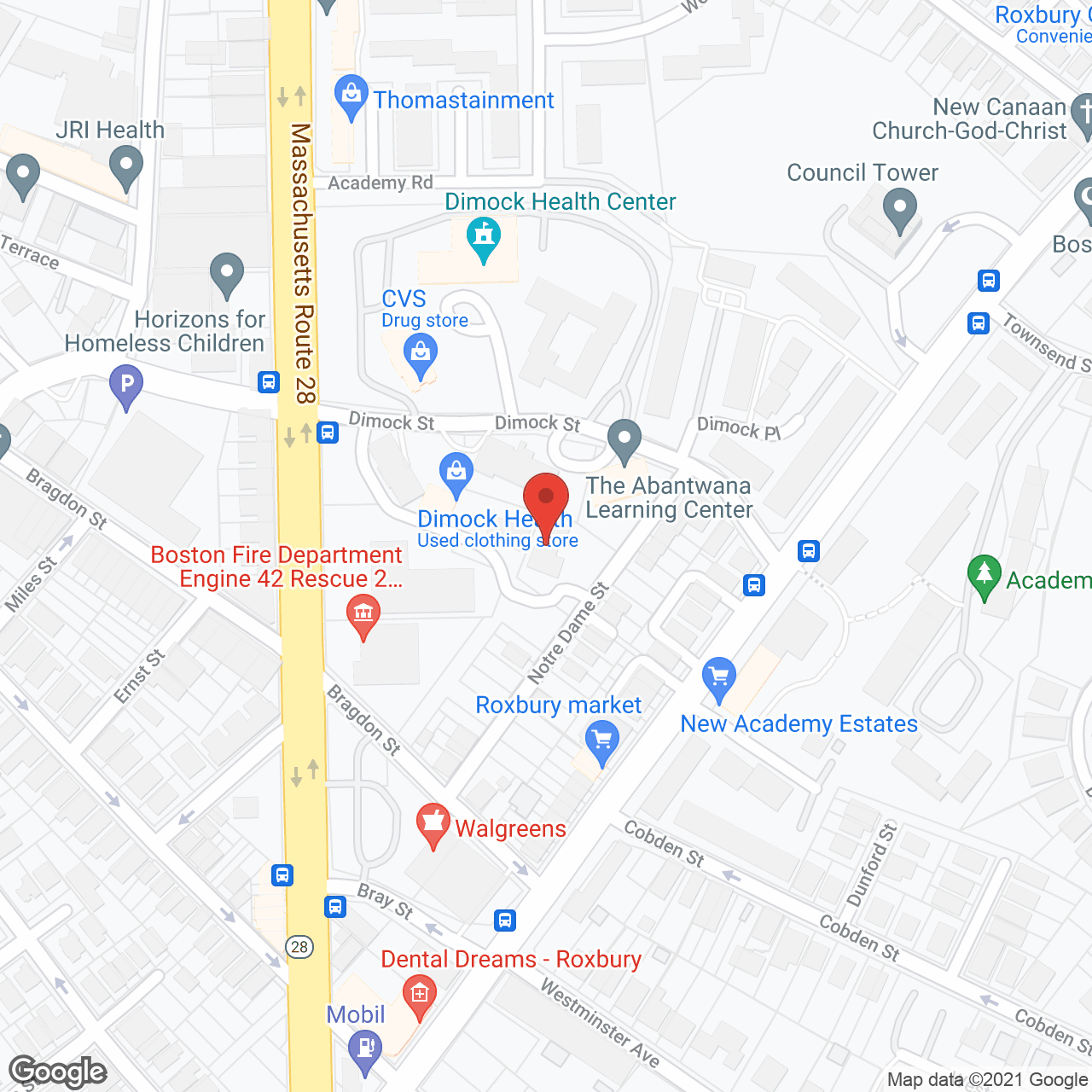 Neil J Houston House in google map