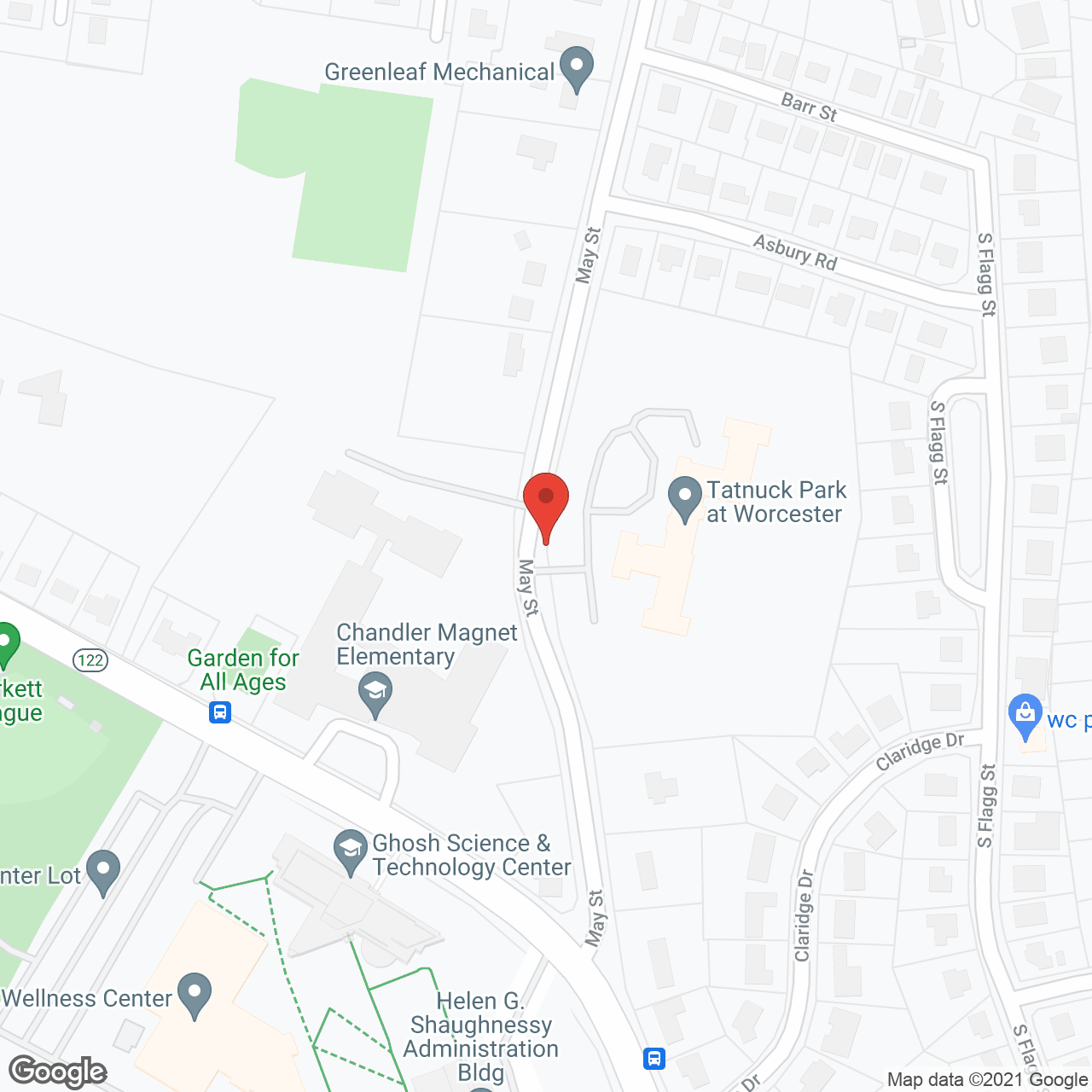 Tatnuck Park At Worcester in google map