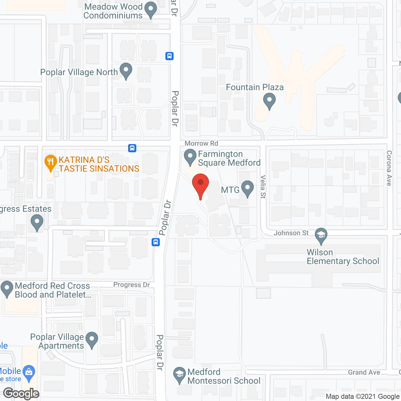 Farmington Square at Medford in google map