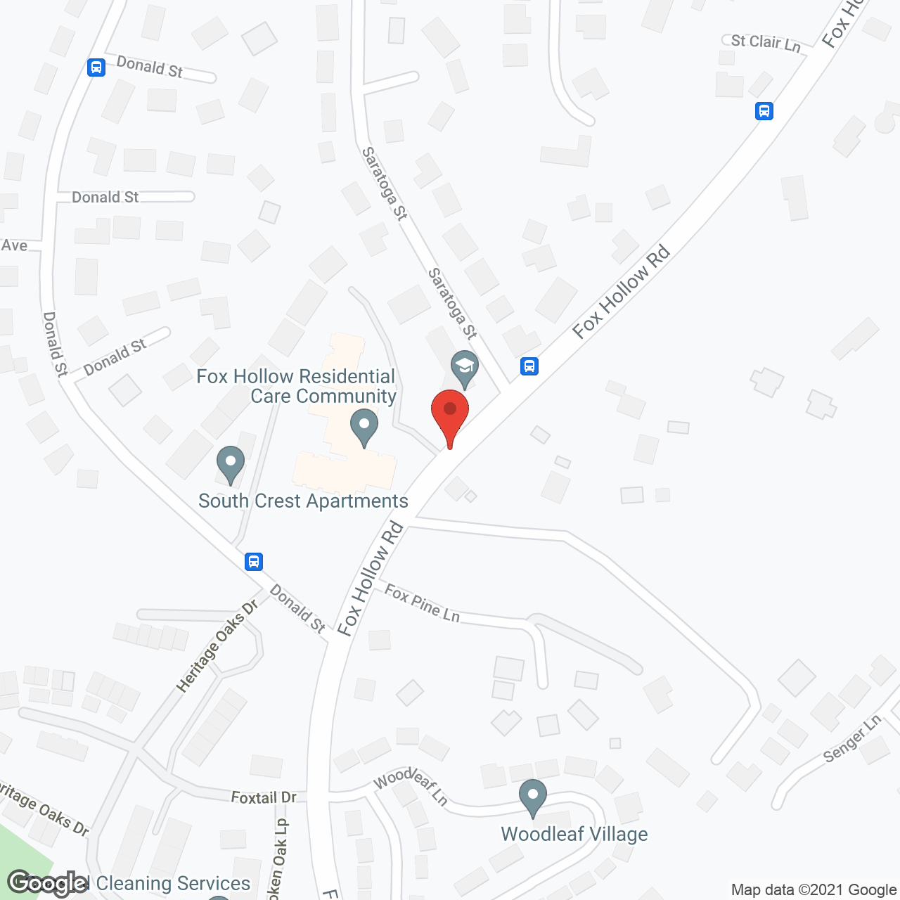 Fox Hollow Residential Care in google map