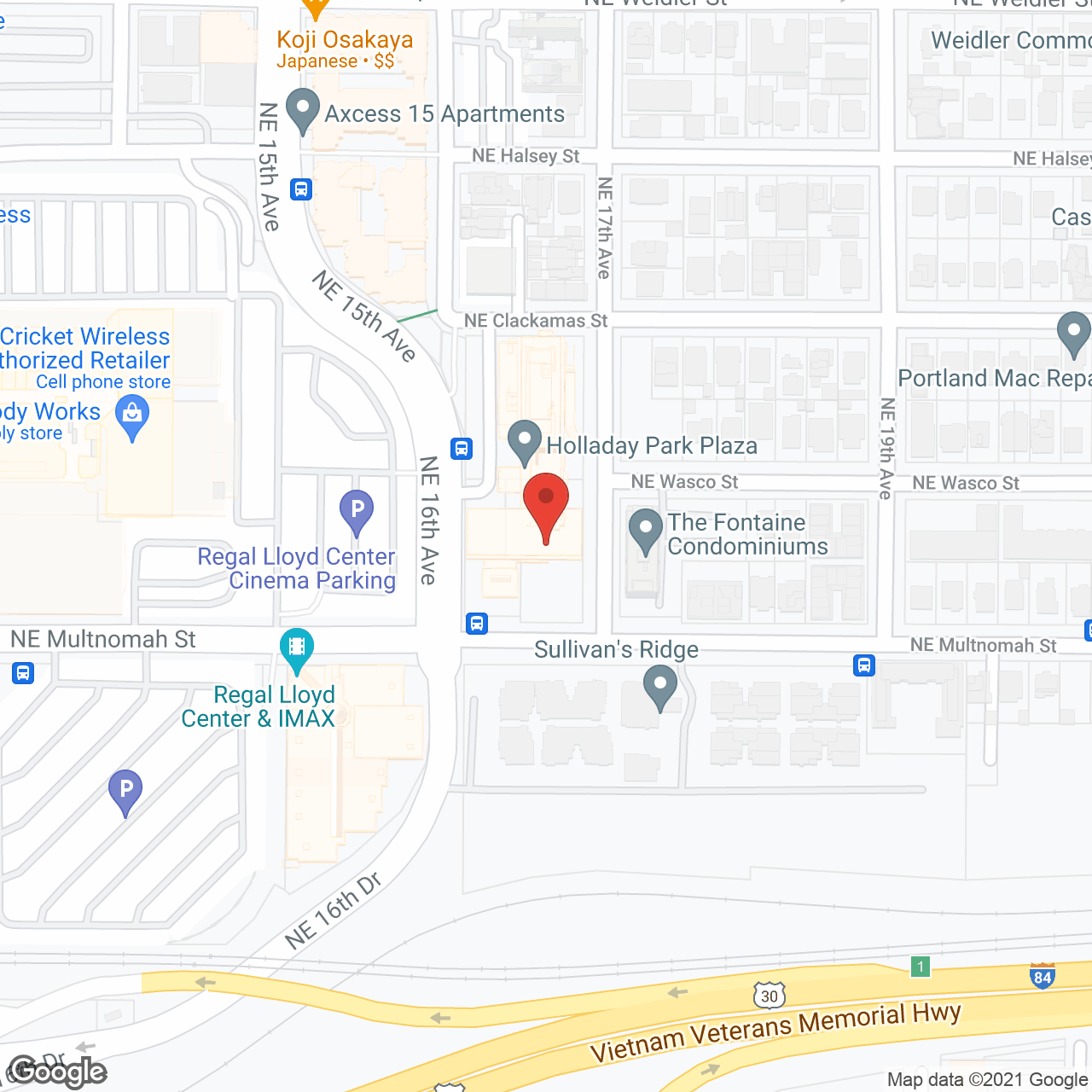 Holladay Park Plaza in google map