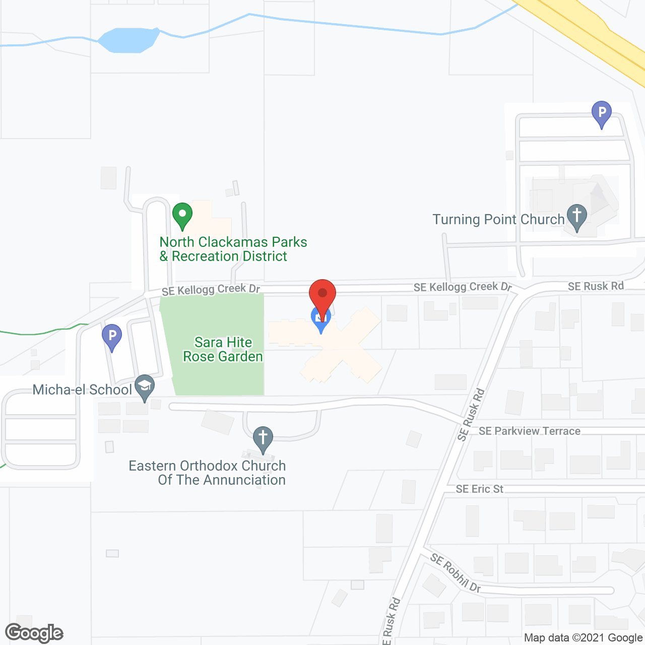 Deerfield Village in google map