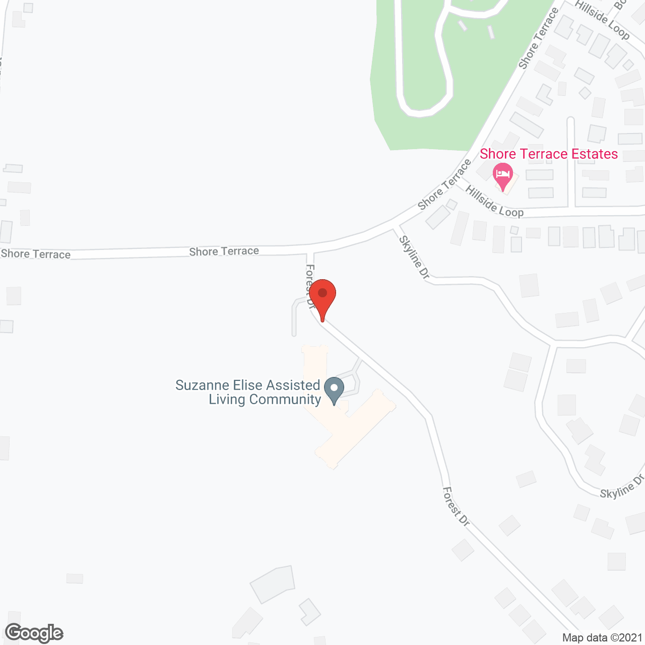 Suzanne Elise Assisted Living Facility in google map
