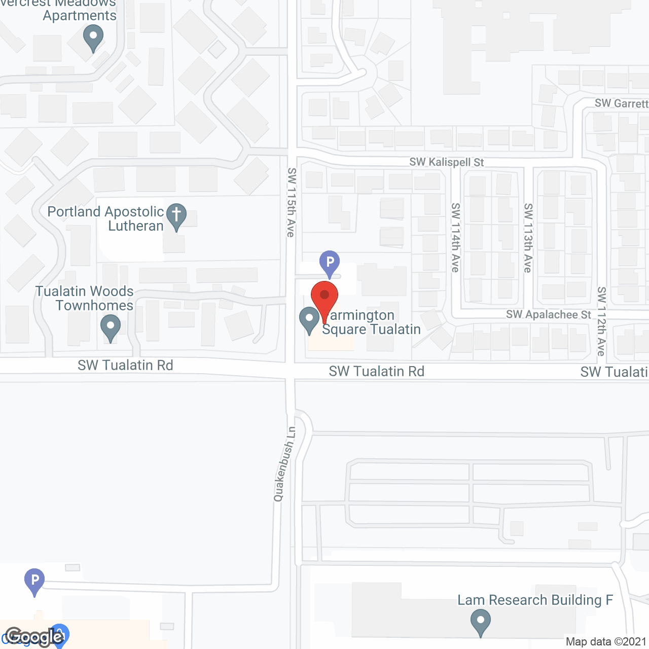 Farmington Square at Tualatin in google map