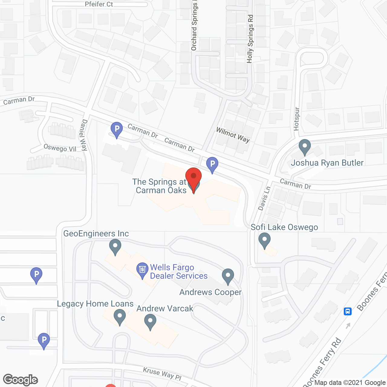 The Springs at Carman Oaks in google map