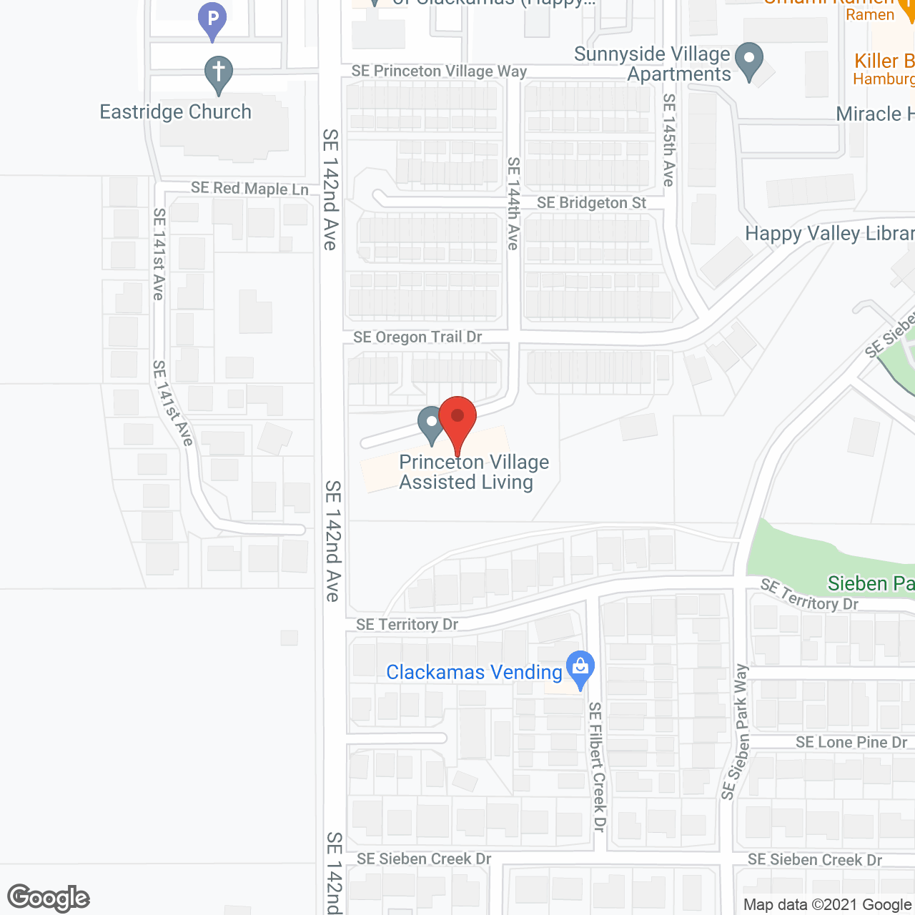 Princeton Village Assisted Living Community in google map