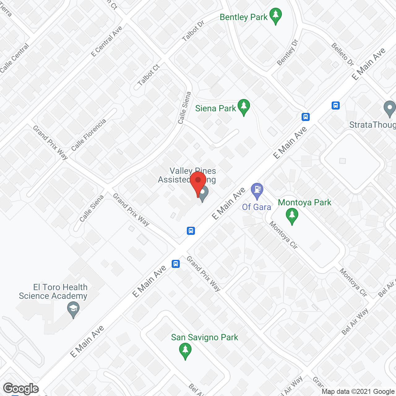 Valley Pines Assisted Living in google map