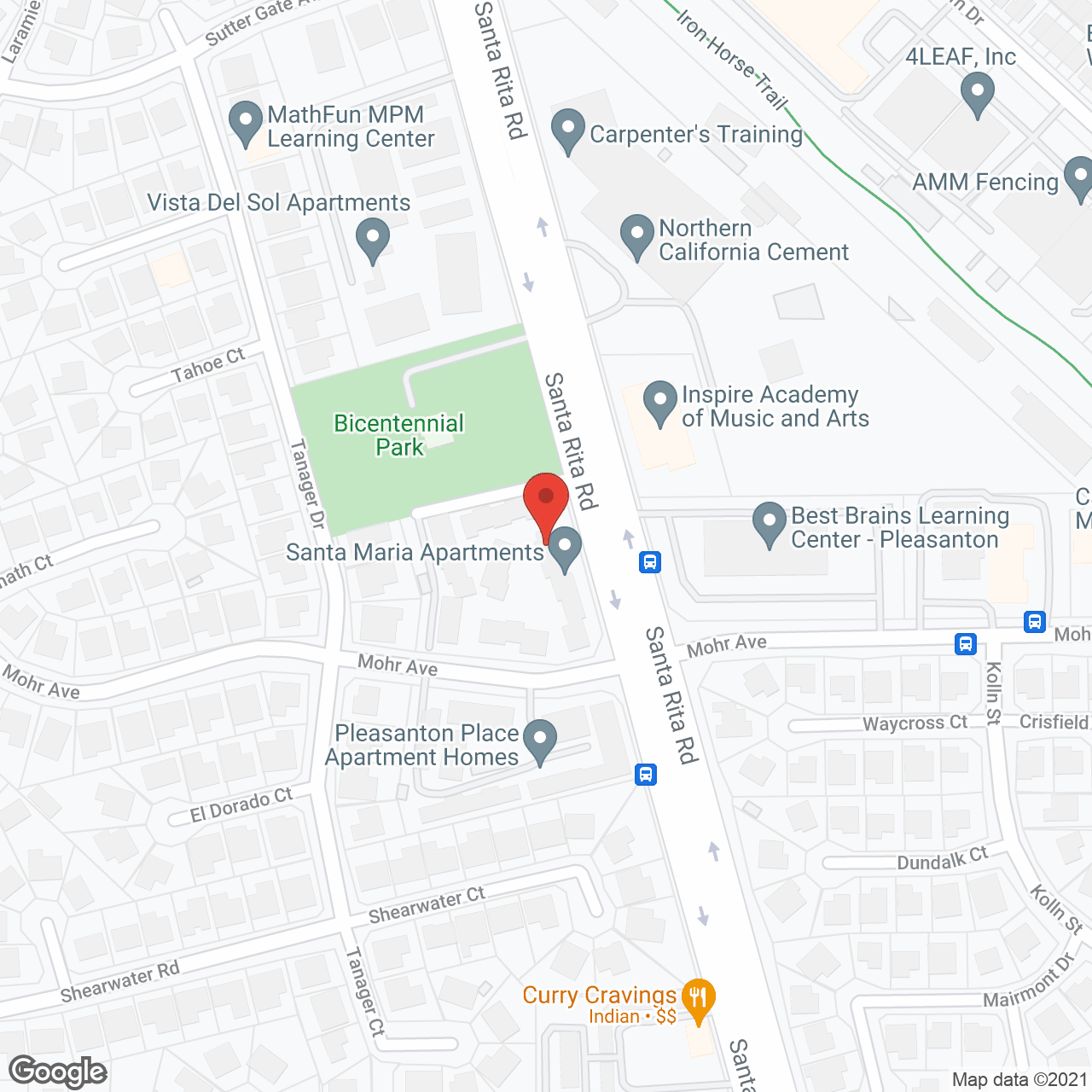 Santa Maria Apartments in google map