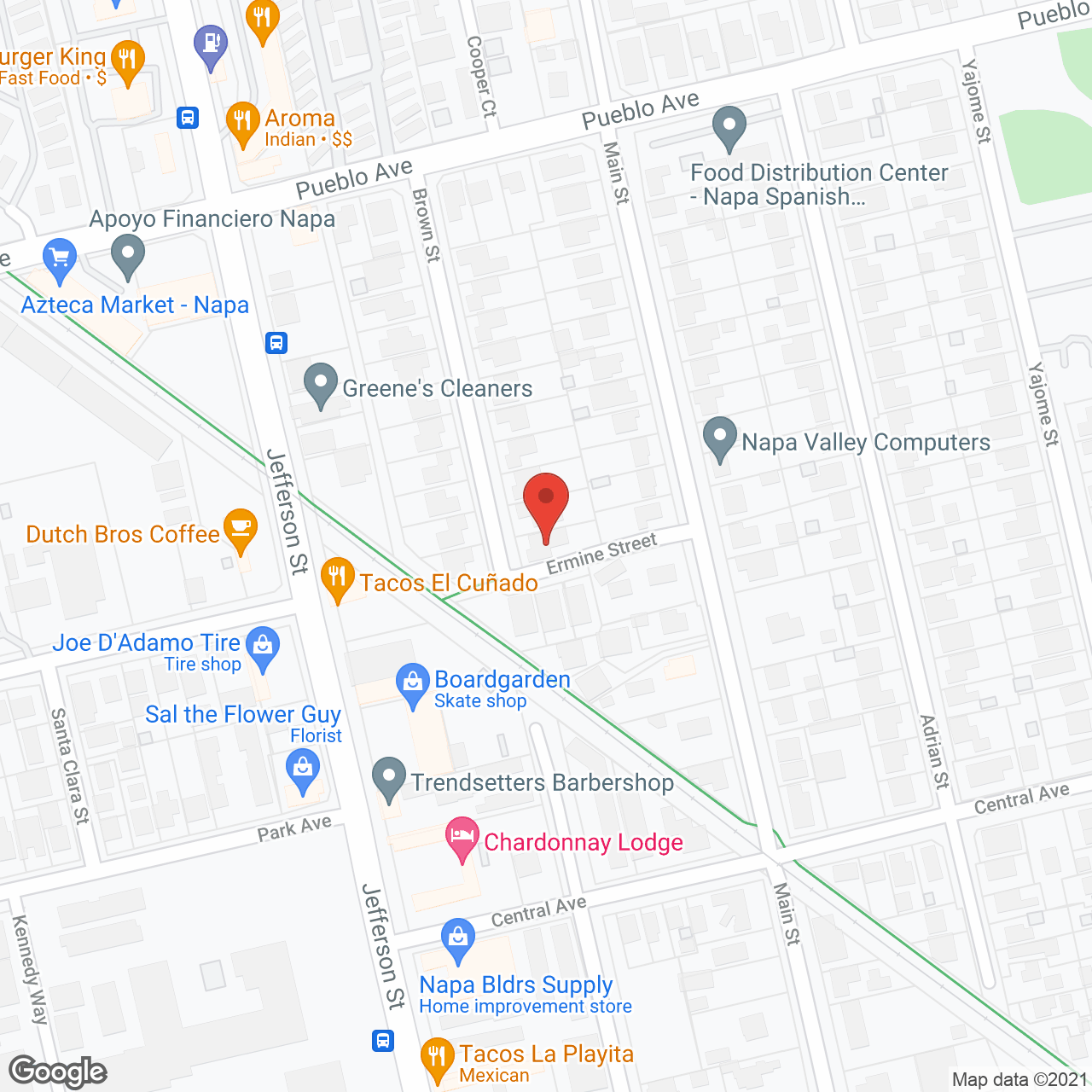 Pueblo House in google map