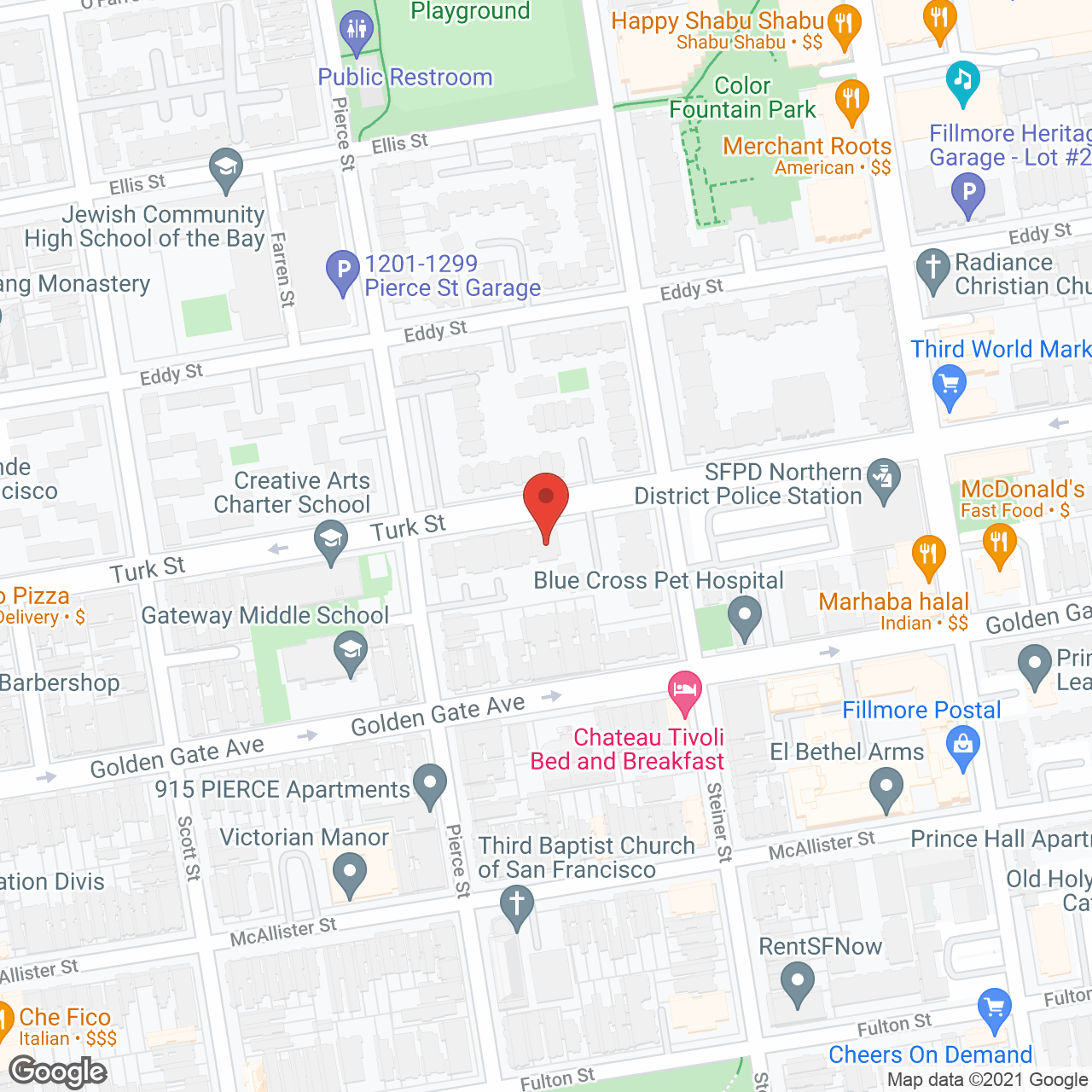 Laurel Gardens Apartments in google map