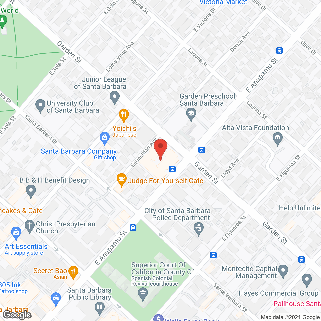 Villa Santa Barbara in google map