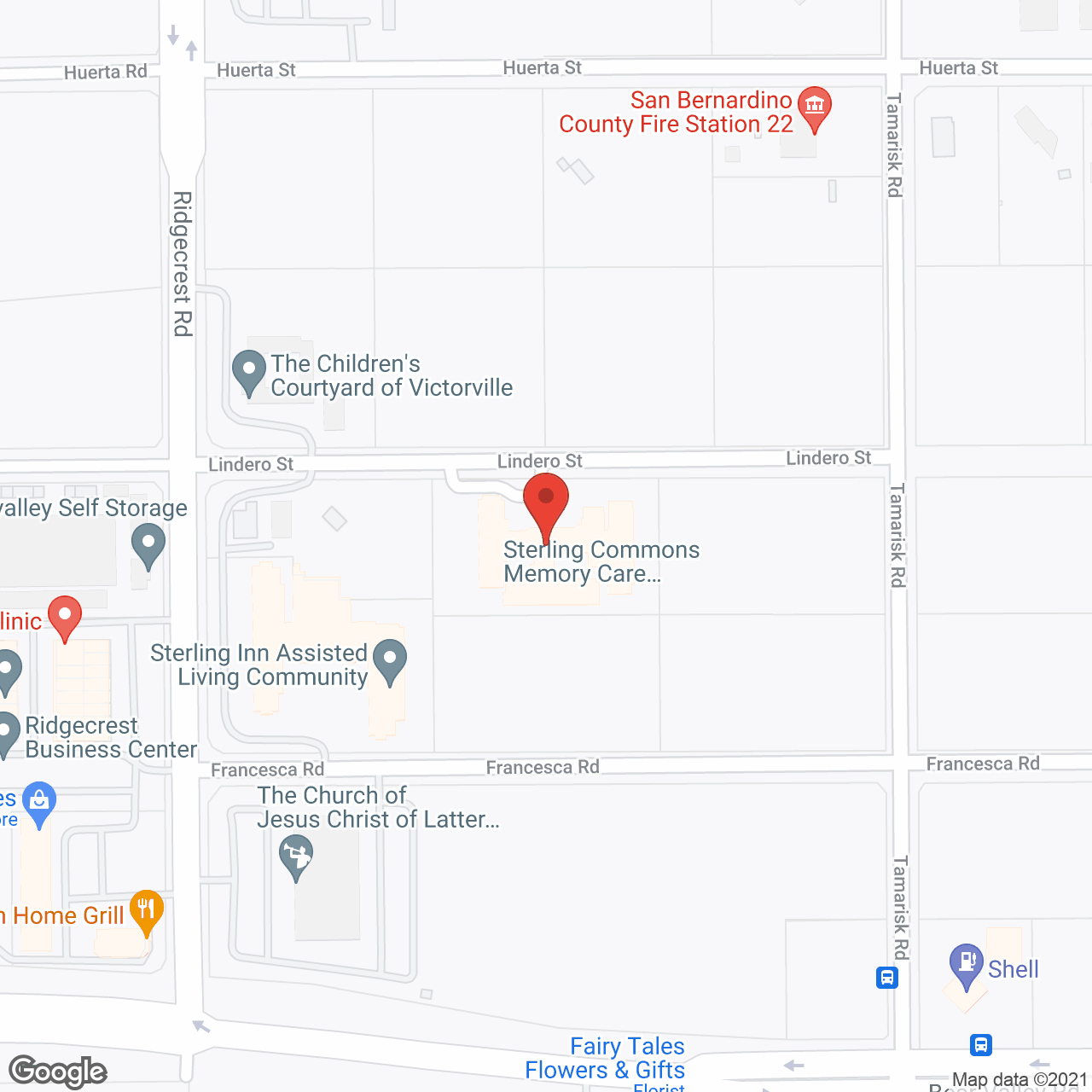 Sterling Commons in google map