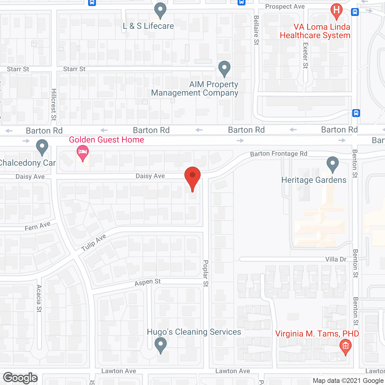 Everett Forest Board & Care in google map