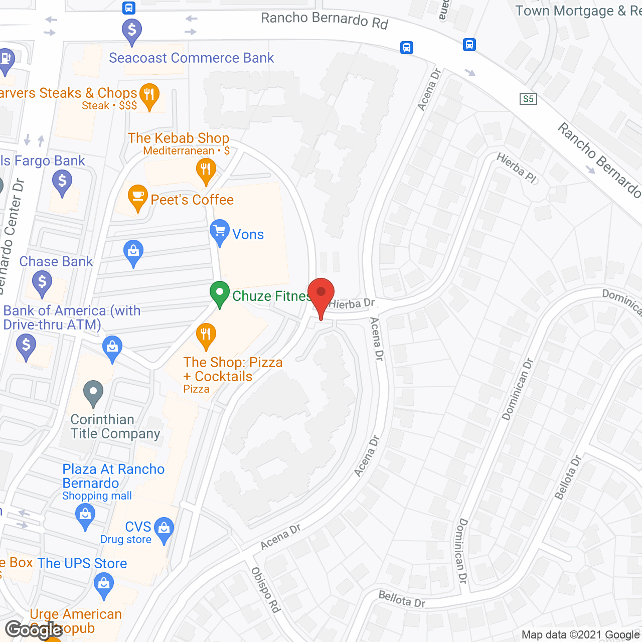 Remington Club in google map