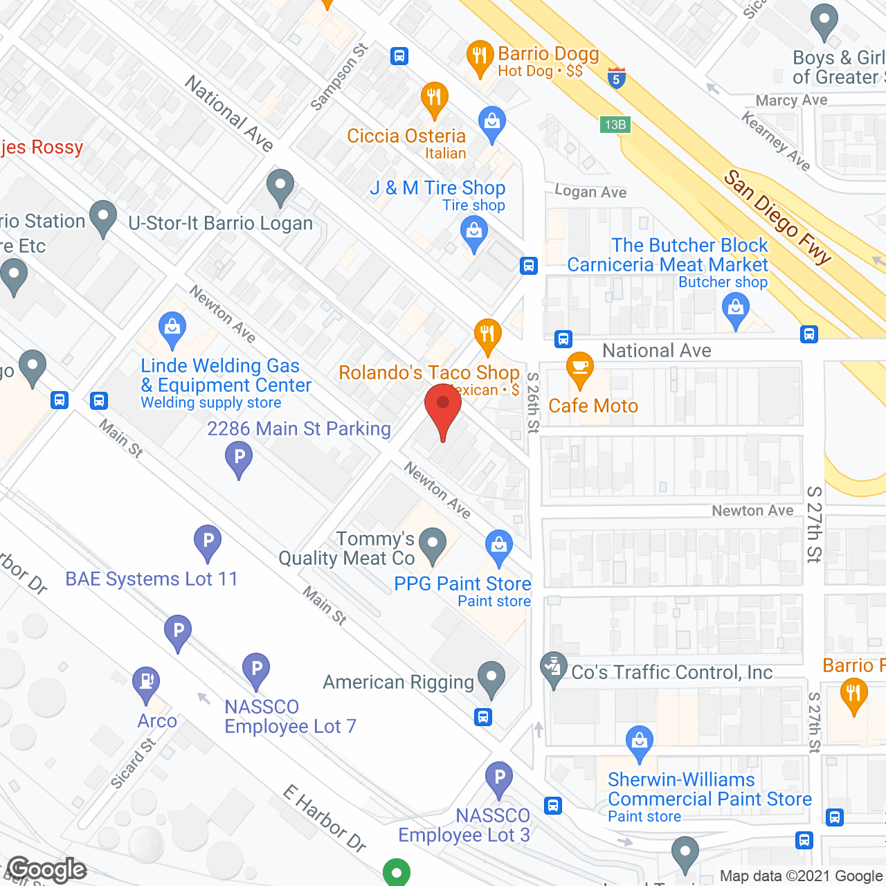 Barrio Senior Villas in google map