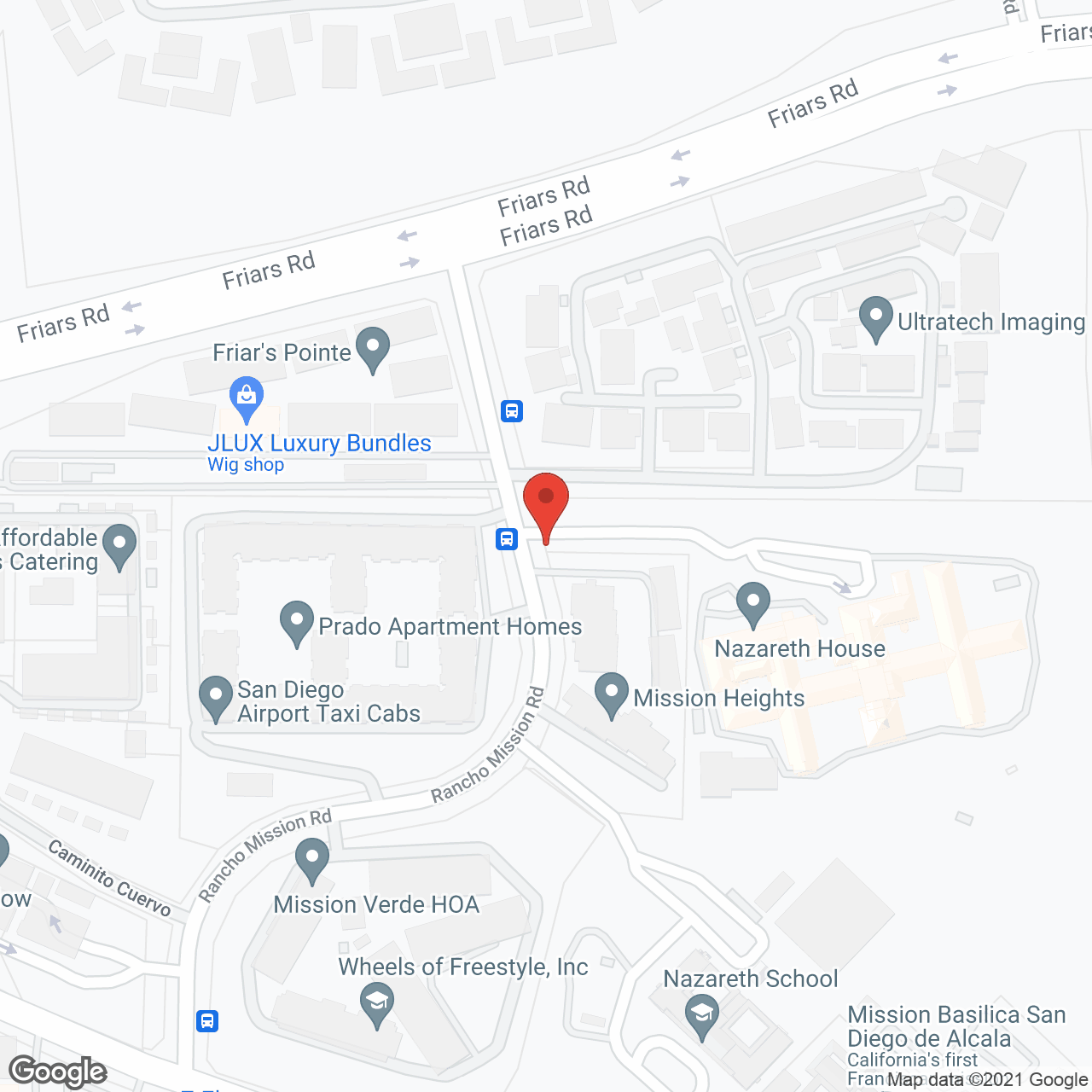 Nazareth House in google map