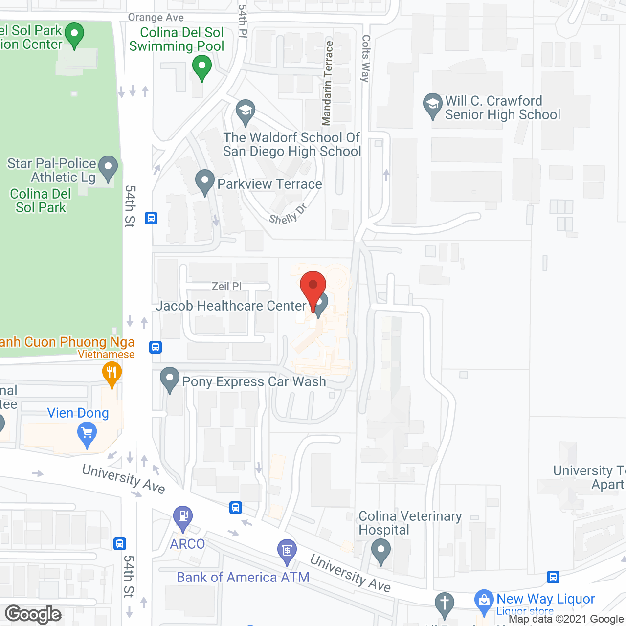 Jacob Health Care Ctr in google map