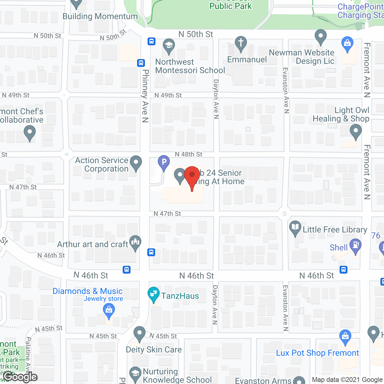 Columbia Lutheran Home in google map