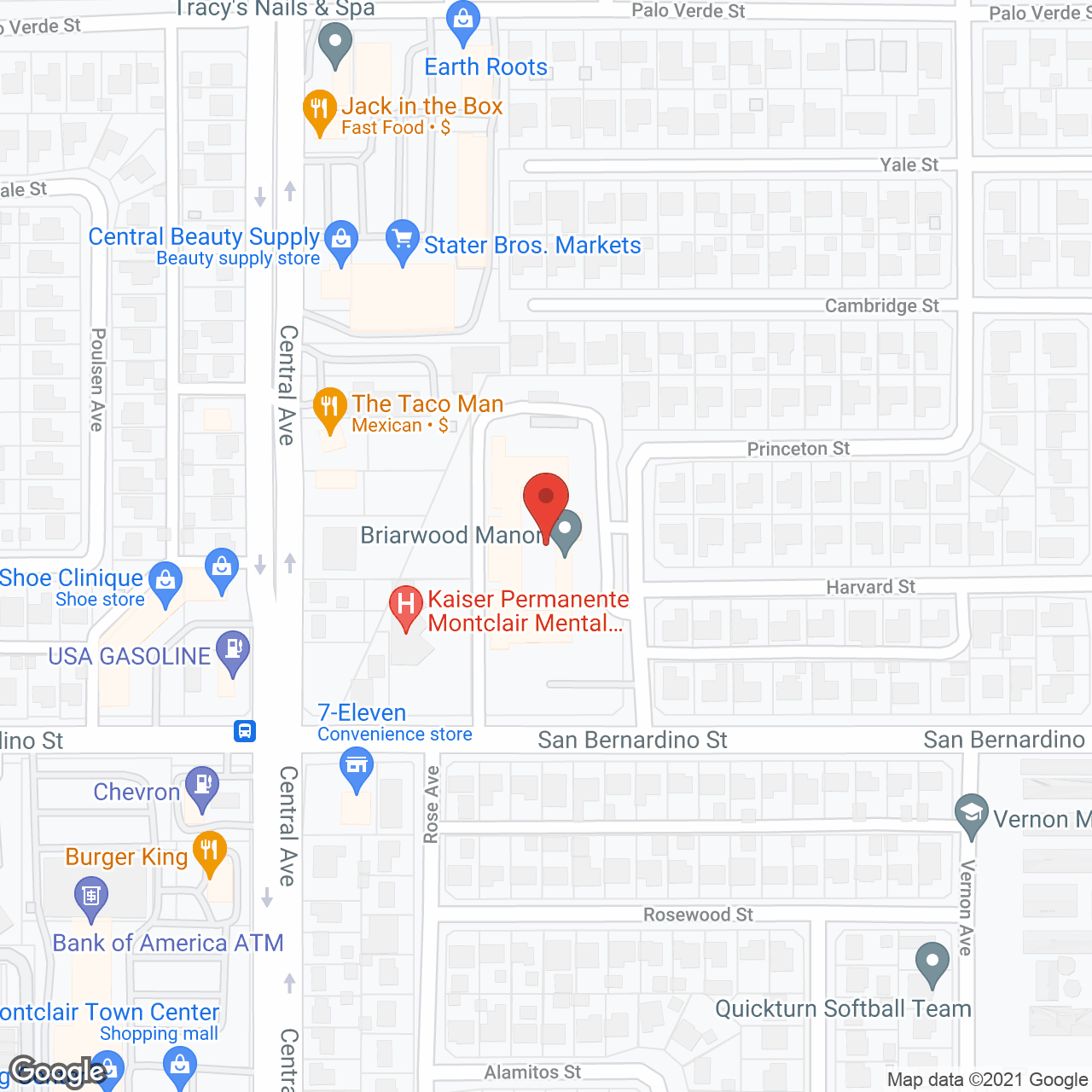 Briarwood Manor Apartments in google map