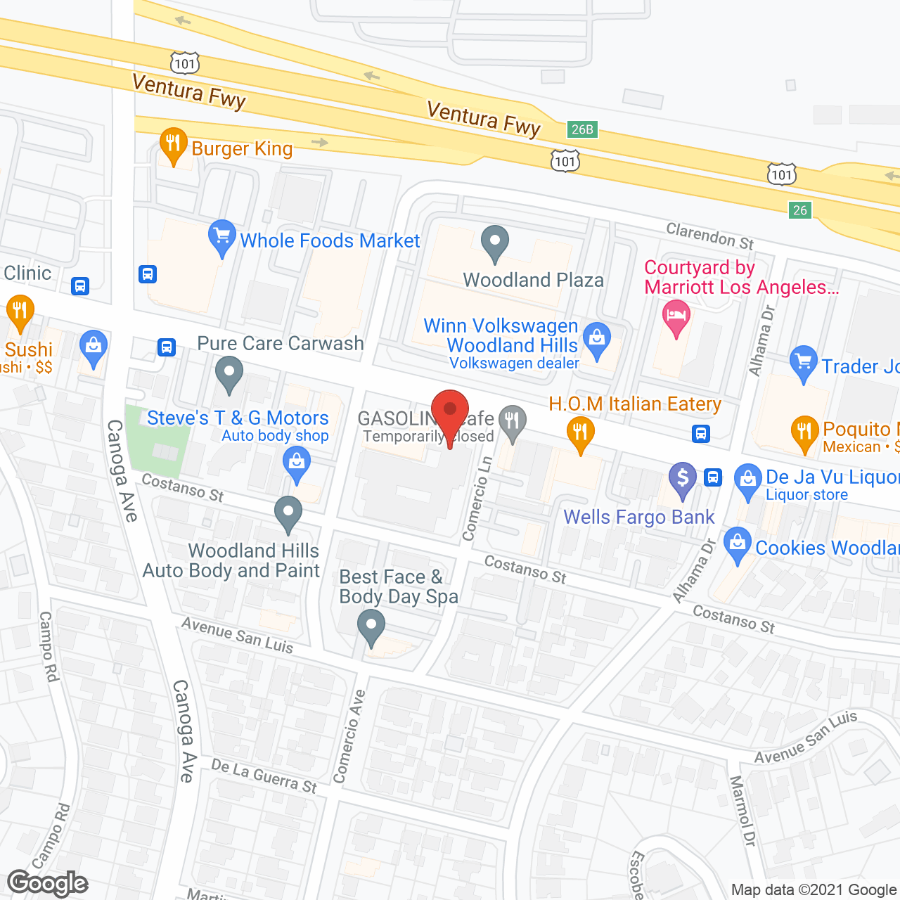 Park Ventura in google map
