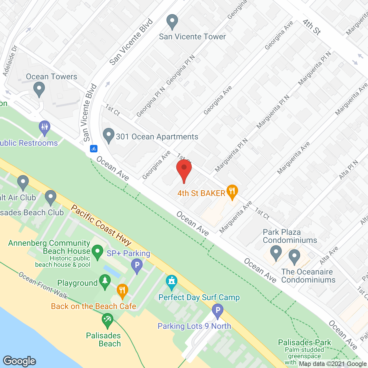 Meridian at Ocean Villa in google map