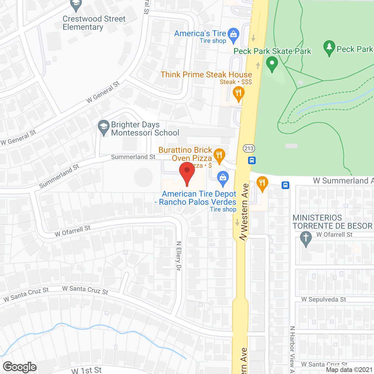 Palos Verdes Villa in google map