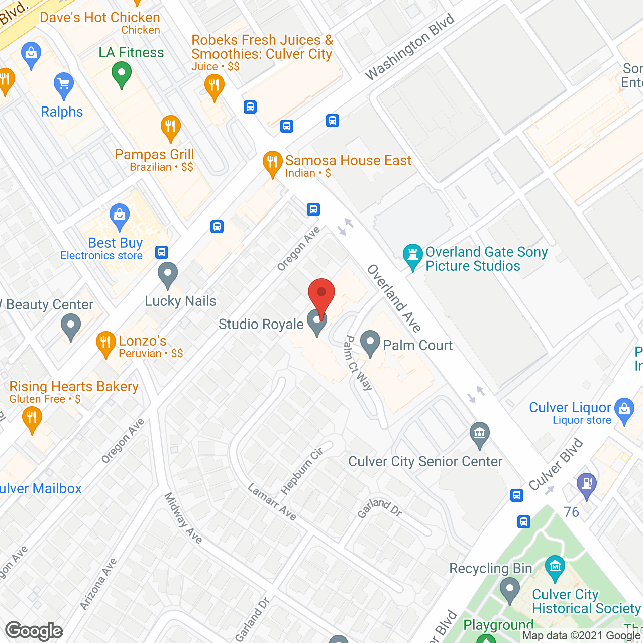 Studio Royale in google map