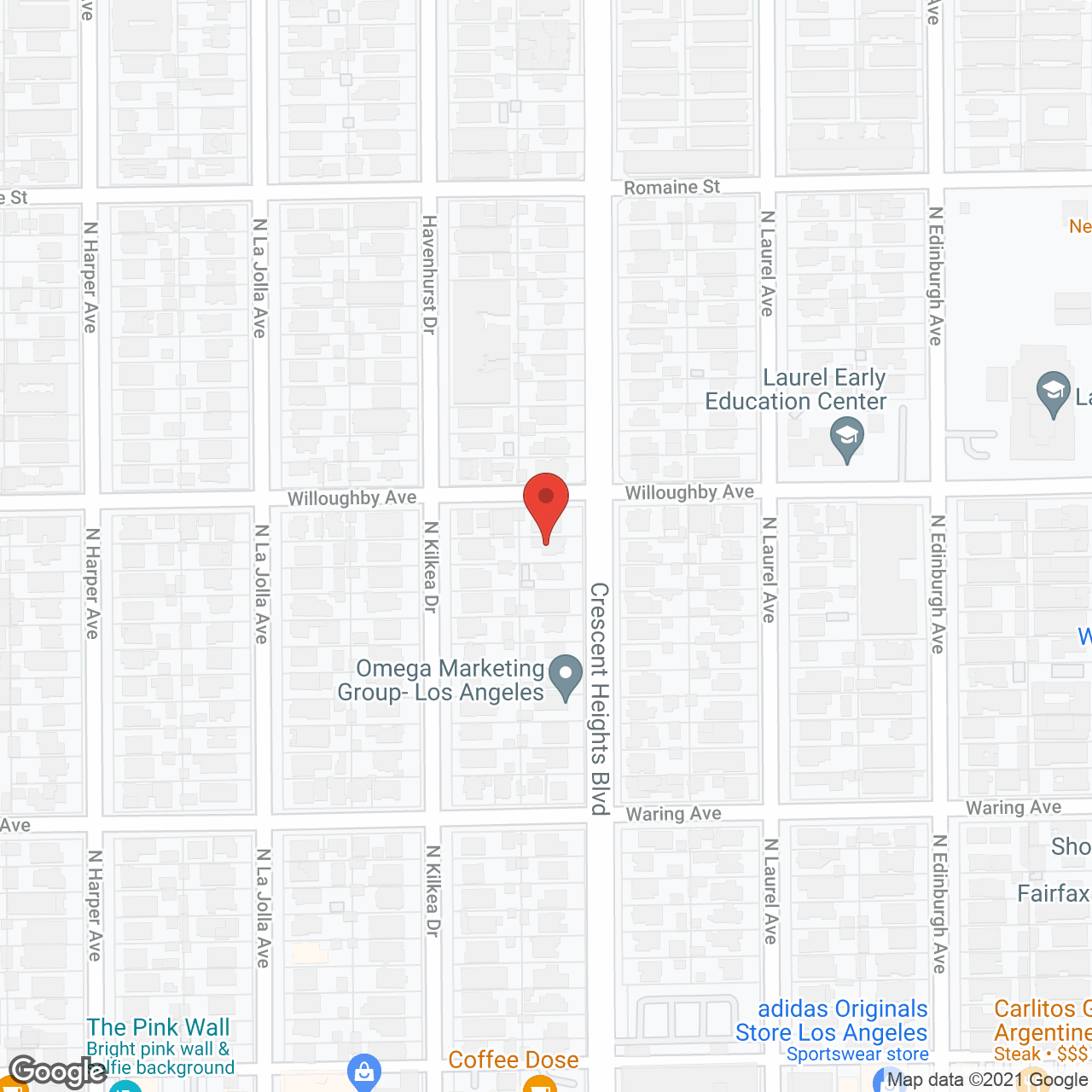 Crescent Villa in google map