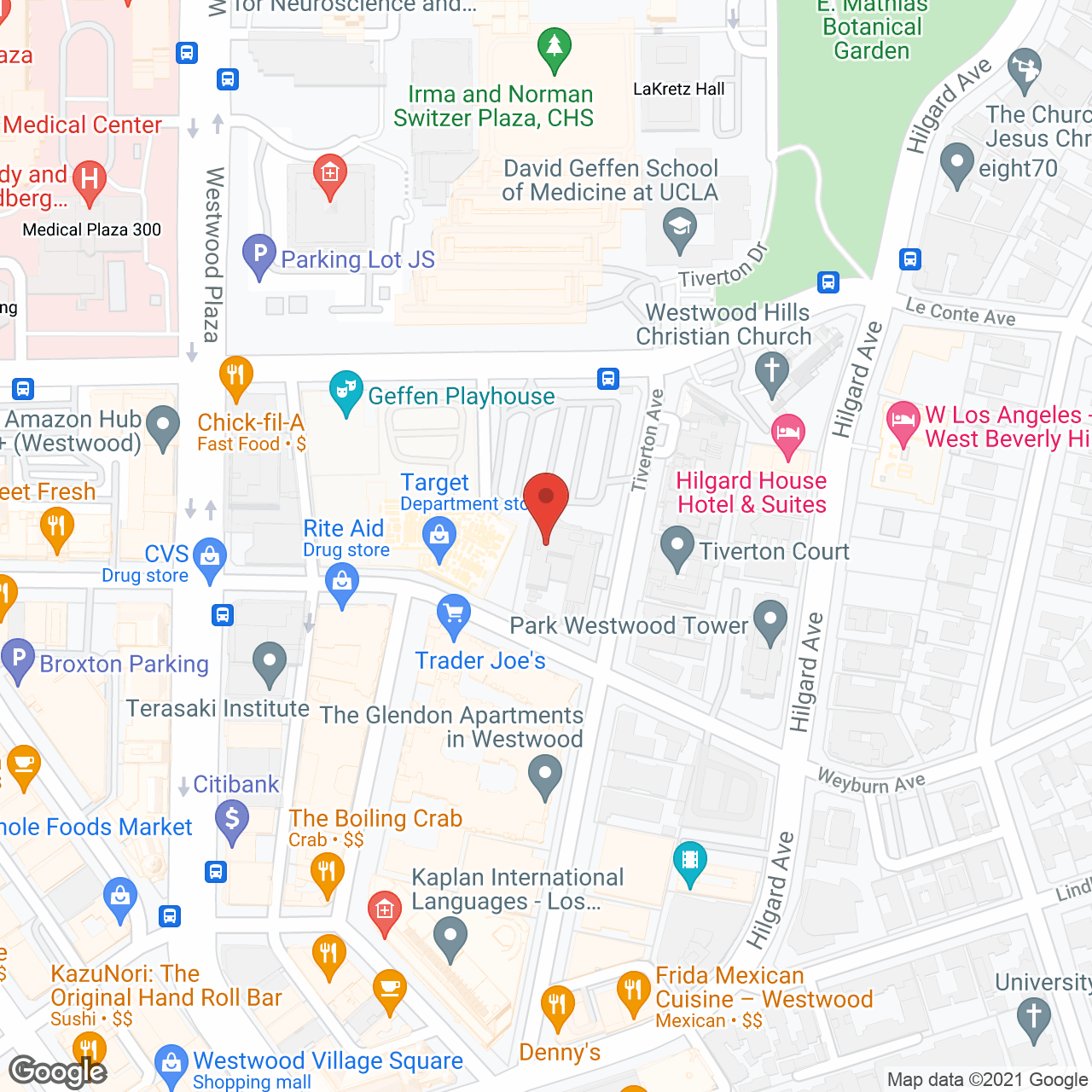 The Watermark at Westwood Village in google map