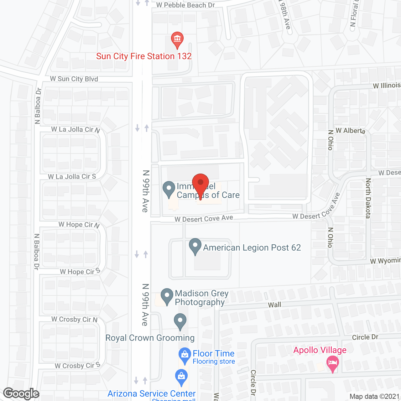 Immanuel Campus of Care in google map