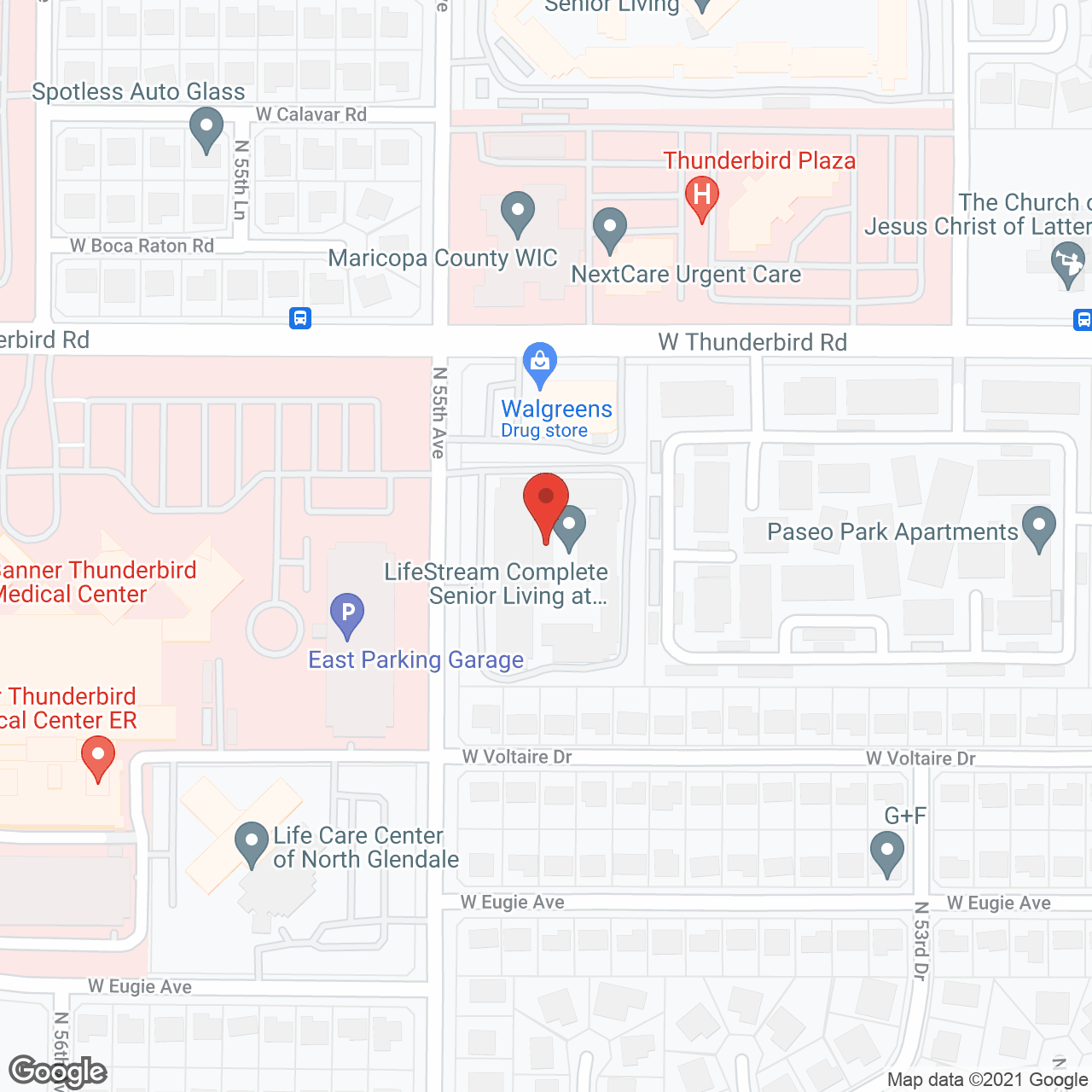 LifeStream at Glendale in google map