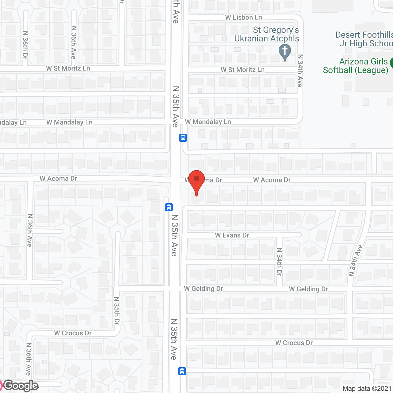 Desert Springs Care Homes in google map