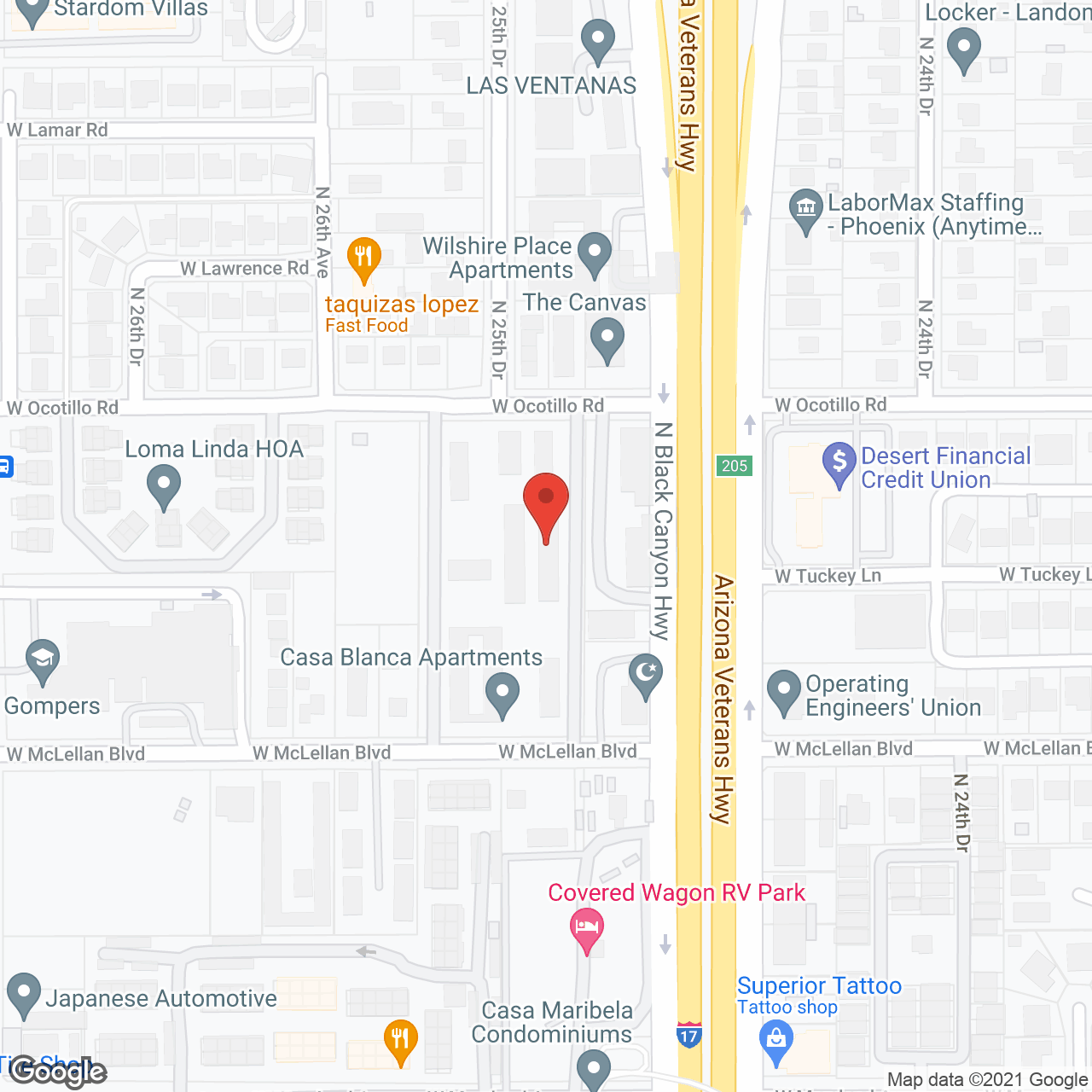 Casa Blanca Apartments in google map