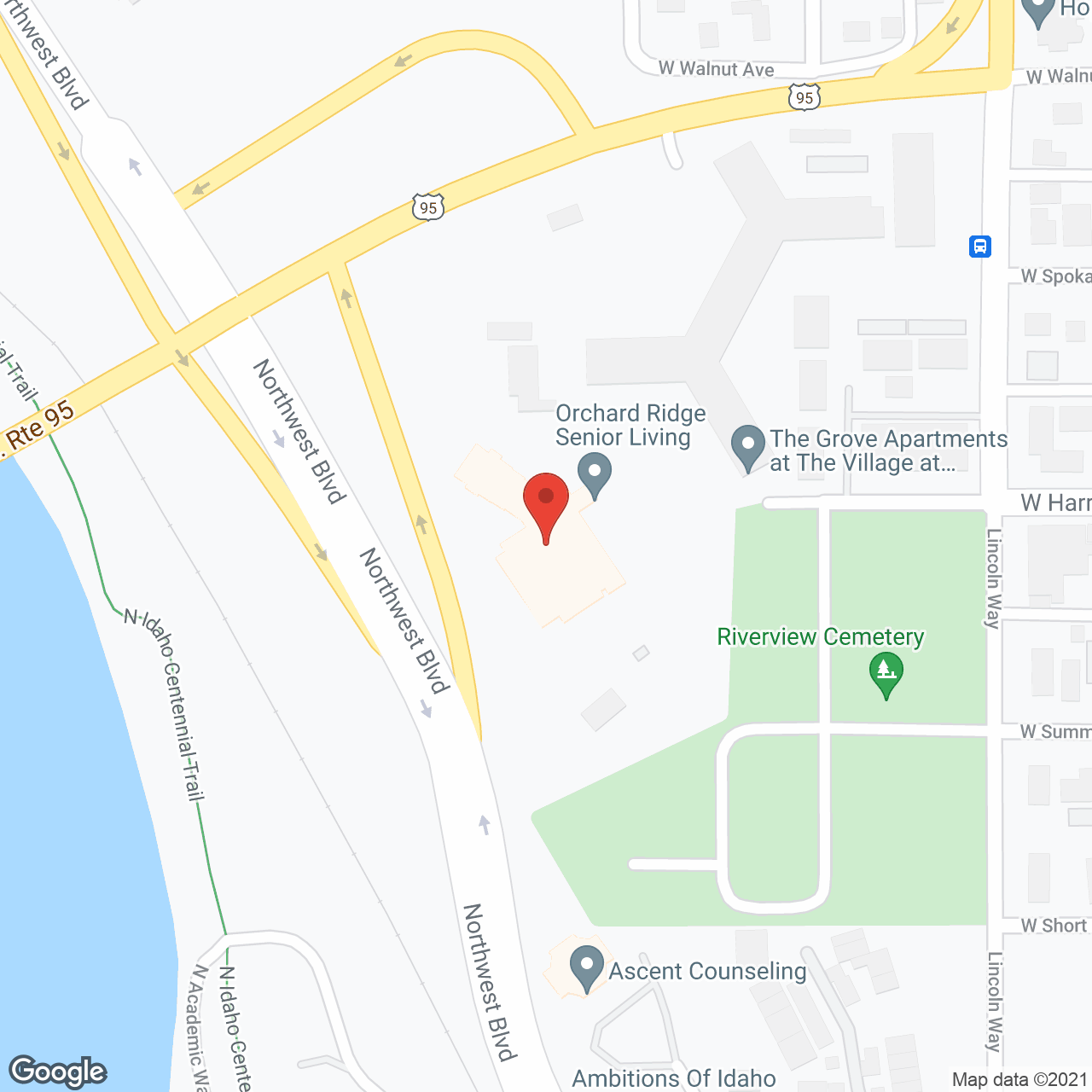 The Village at Orchard Ridge in google map