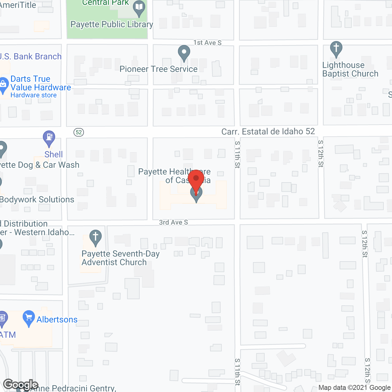 Payette Care and Rehabilitation Center in google map