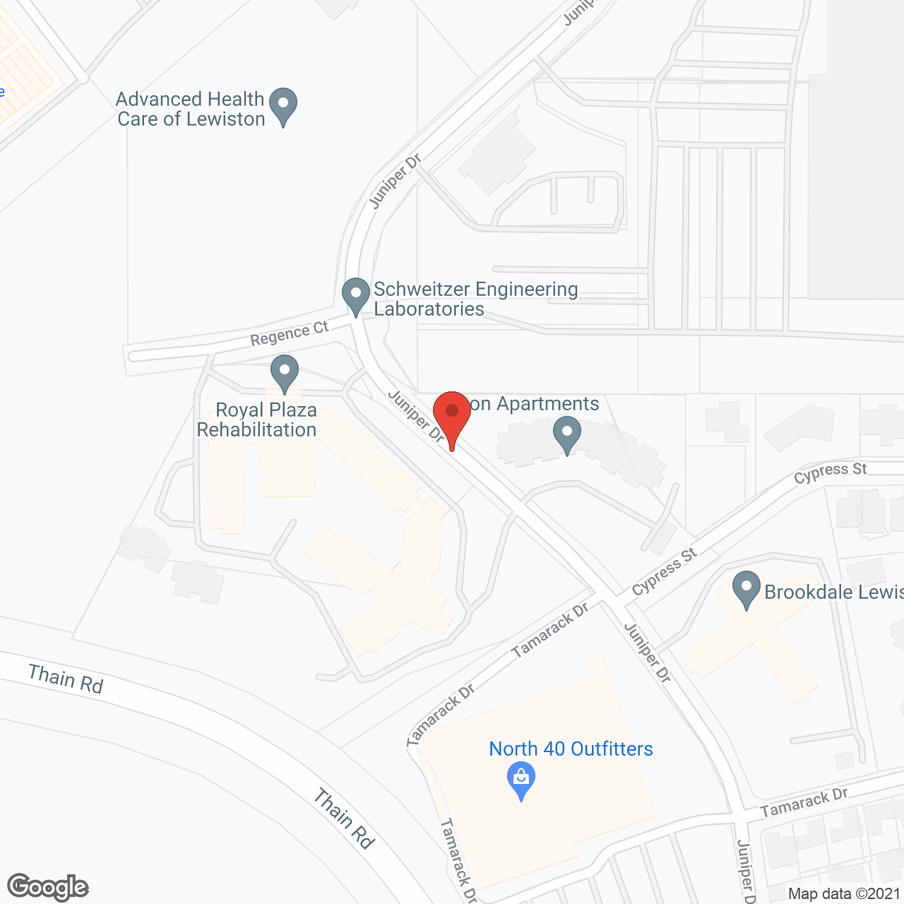 Royal Plaza Retirement Center in google map