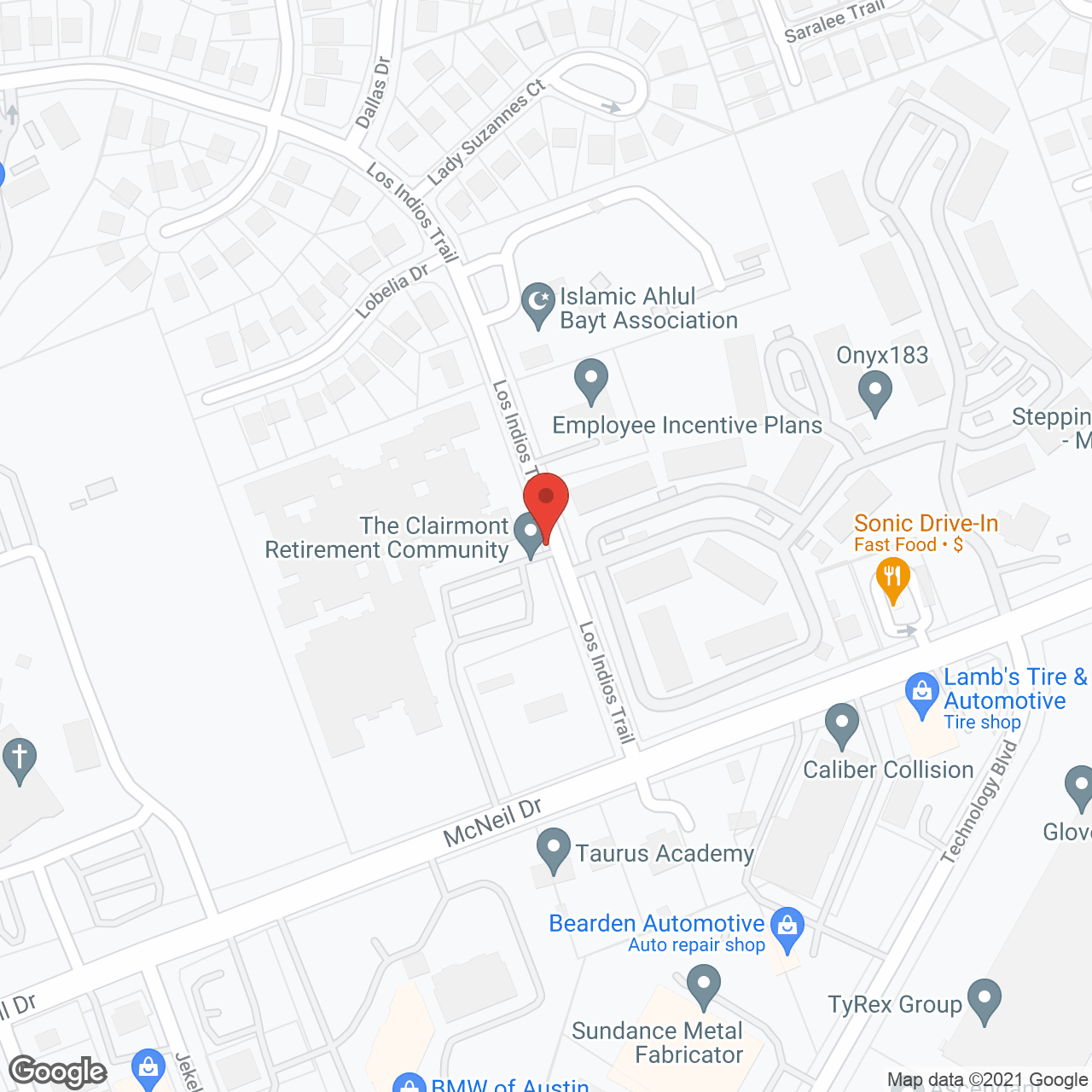 The Clairmont Retirement Community in google map
