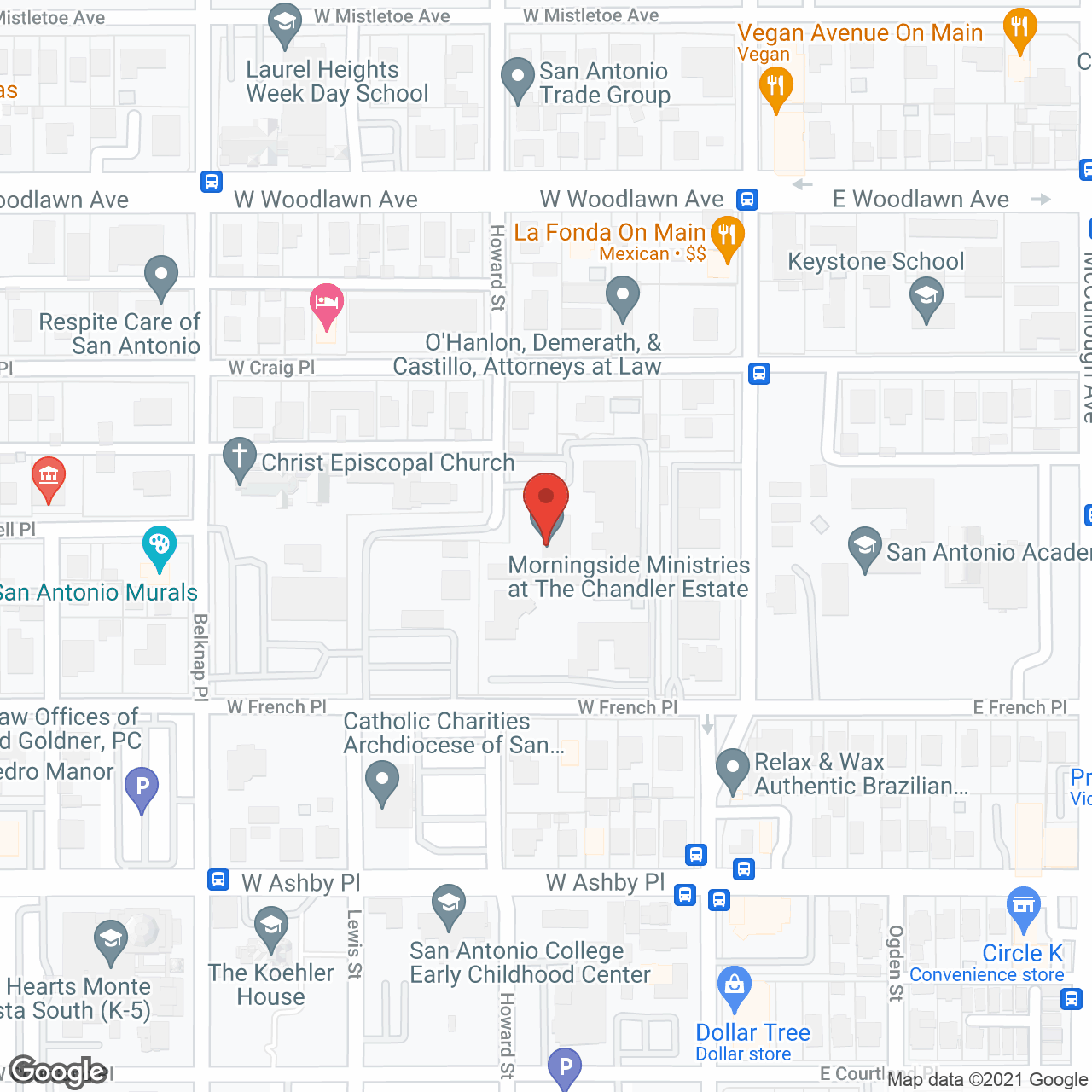 Morningside Ministries at Chandler Estate in google map