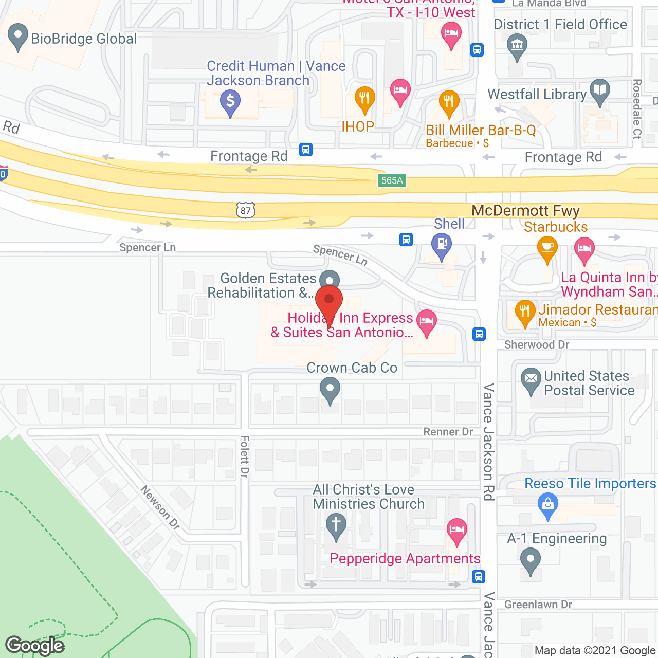 Golden Estates Rehab Center in google map