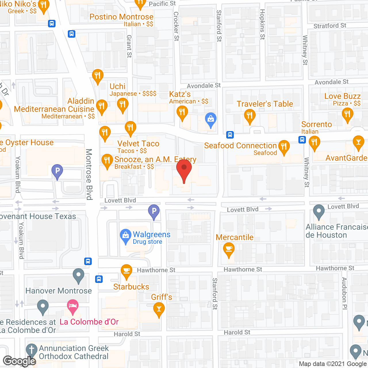 Lovett Place in google map