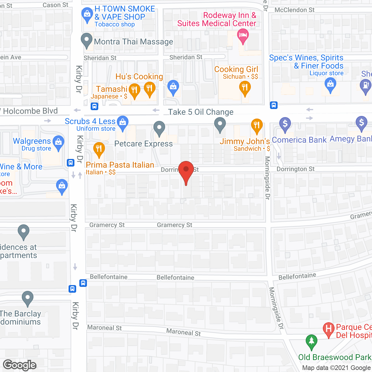 Personal Care Homes in google map