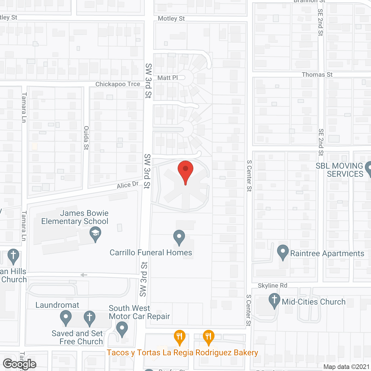 Metroplex Care Ctr in google map