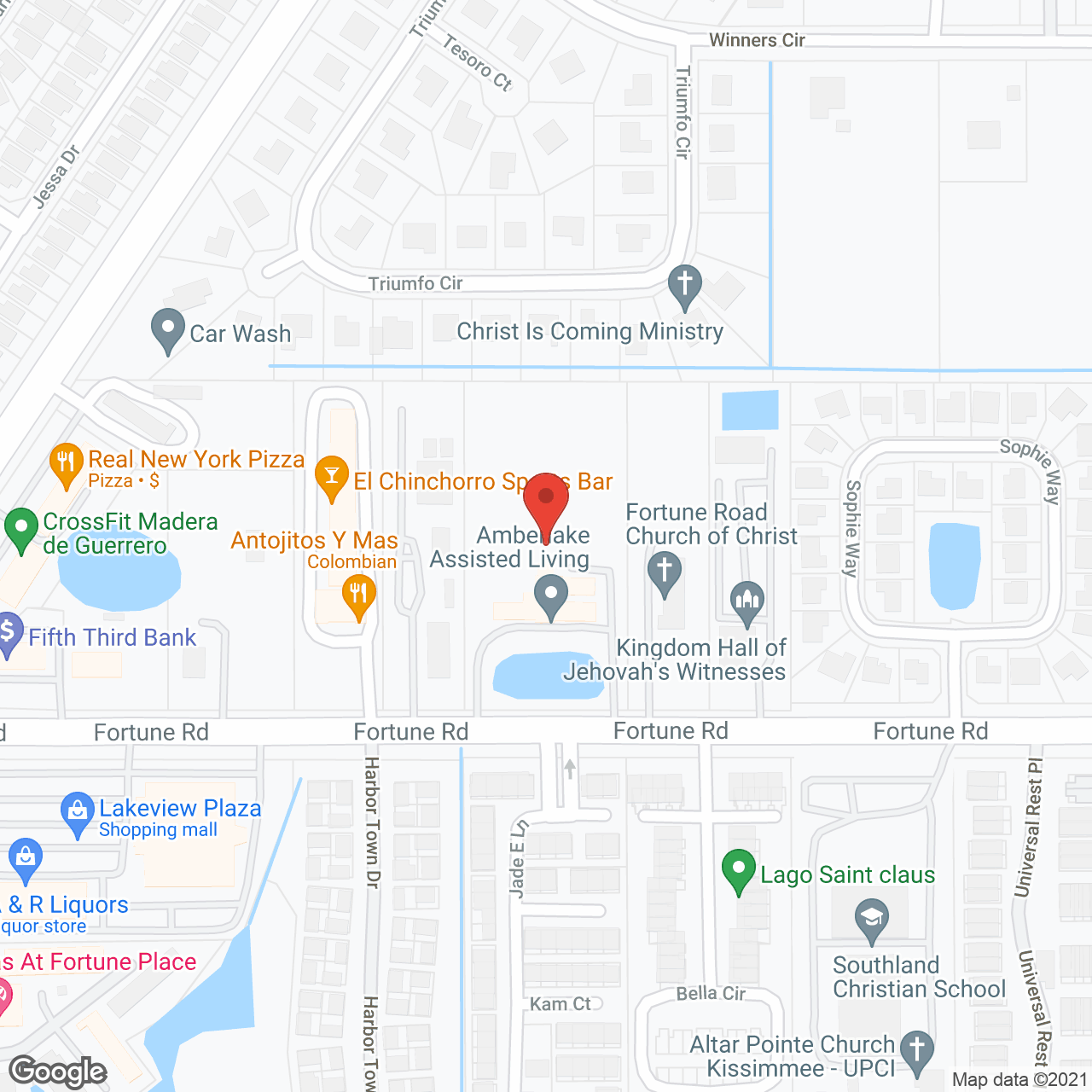 Amber Lake Assisted Living Facility in google map