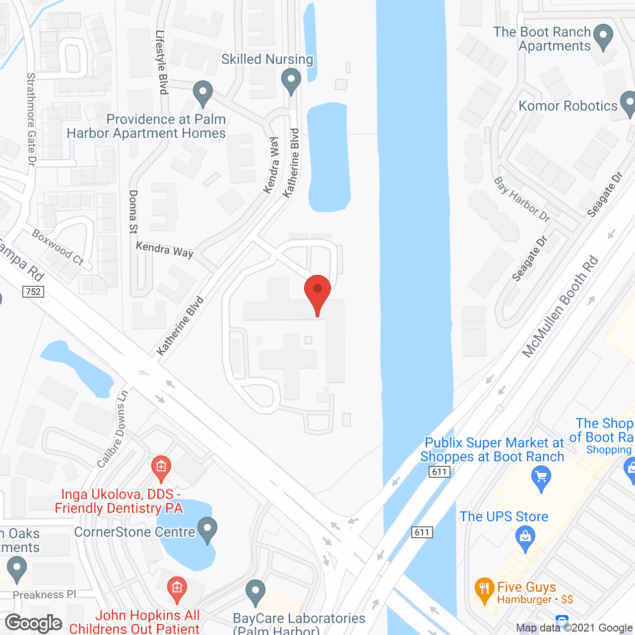 Stratford Court in google map