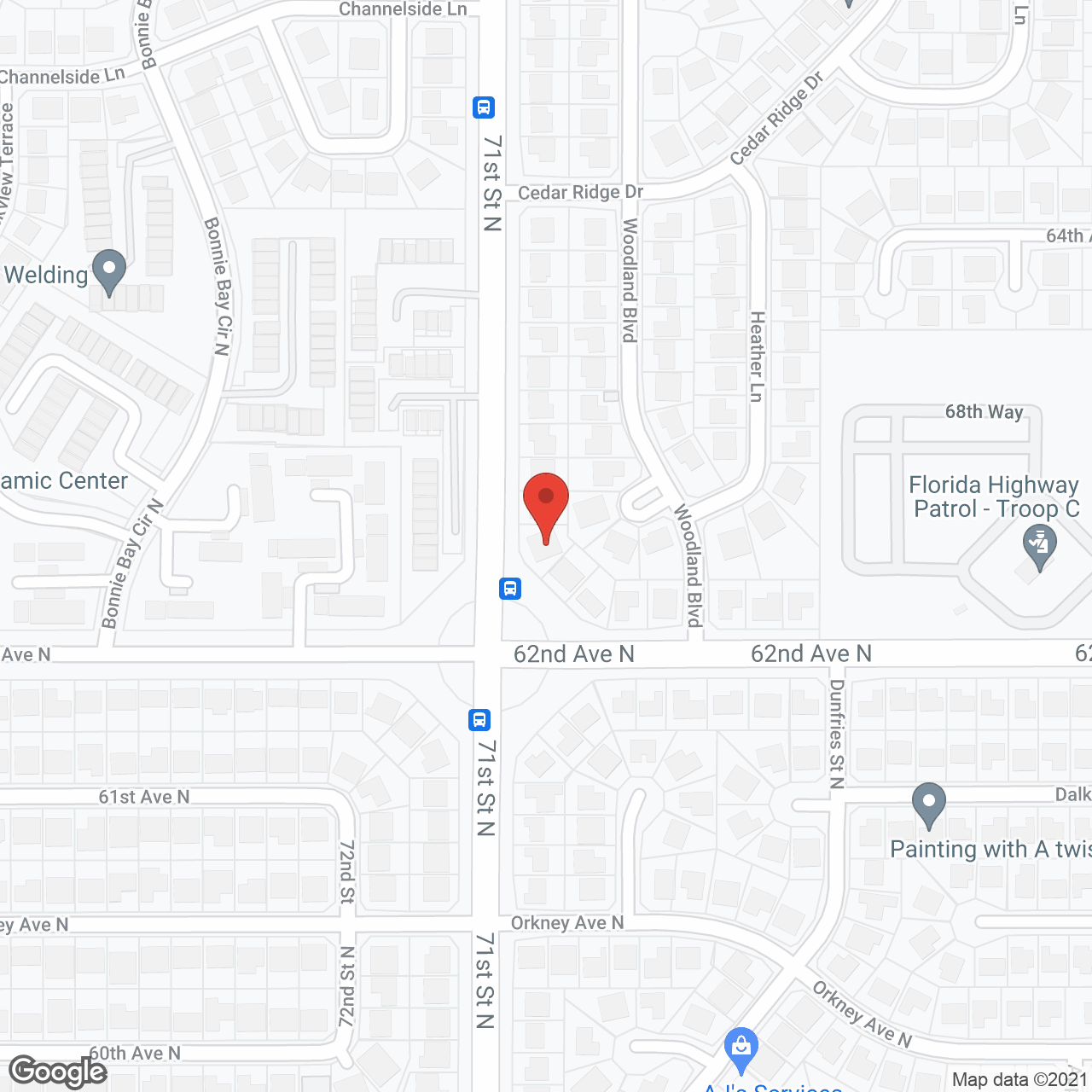 Duey's Place in google map