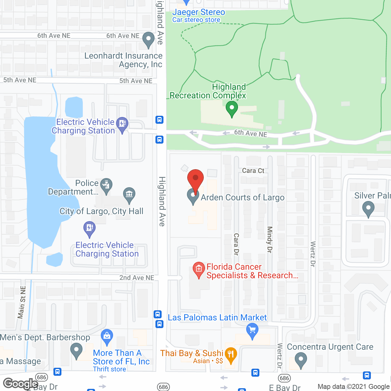 Arden Courts A ProMedica Memory Care Community in Largo in google map